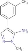 2-Methyl-4-(3-methylphenyl)pyrazol-3-amine