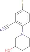 5-Fluoro-2-(3-hydroxypiperidin-1-yl)benzonitrile