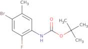 (4-Bromo-2-fluoro-5-methyl-phenyl)-carbamic acid tert-butyl ester