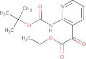 Ethyl 2-(2-((tert-butoxycarbonyl)amino)pyridin-3-yl)-2-oxoacetate