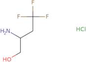 2-Amino-4,4,4-trifluorobutan-1-ol hydrochloride