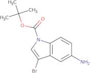 tert-Butyl 5-amino-3-bromo-1H-indole-1-carboxylate