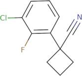 1-(3-Chloro-2-fluorophenyl)cyclobutane-1-carbonitrile