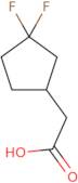 2-(3,3-Difluorocyclopentyl)acetic acid