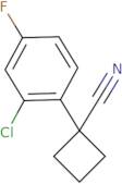 1-(2-Chloro-4-fluorophenyl)cyclobutane-1-carbonitrile