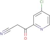 3-(4-Chloropyridin-2-yl)-3-oxopropanenitrile