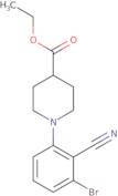 Ethyl 1-(3-bromo-2-cyanophenyl)piperidine-4-carboxylate