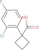 1-(2-Chloro-4-fluorophenyl)cyclobutane-1-carboxylic acid