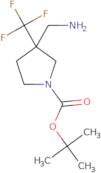 tert-butyl 3-(aminomethyl)-3-(trifluoromethyl)pyrrolidine-1-carboxylate