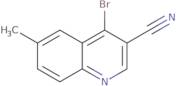 4-Bromo-6-methylquinoline-3-carbonitrile