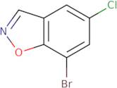 7-Bromo-5-chloro-1,2-benzoxazole