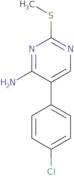 5-(4-Chlorophenyl)-2-(methylsulfanyl)pyrimidin-4-amine