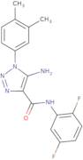 5-Amino-N-(2,5-difluorophenyl)-1-(3,4-dimethylphenyl)-1H-1,2,3-triazole-4-carboxamide