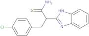2-(1H-1,3-Benzodiazol-2-yl)-3-(4-chlorophenyl)propanethioamide