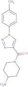 (4-Aminopiperidin-1-yl)(1-(p-tolyl)-1H-1,2,3-triazol-4-yl)methanone