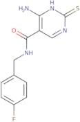 4-Amino-N-(4-fluorobenzyl)-2-mercaptopyrimidine-5-carboxamide