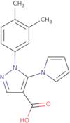 1-(3,4-Dimethylphenyl)-5-(1H-pyrrol-1-yl)-1H-pyrazole-4-carboxylic acid