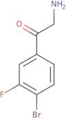 2-Amino-1-(4-bromo-3-fluorophenyl)ethanone