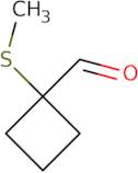 1-(Methylsulfanyl)cyclobutane-1-carbaldehyde