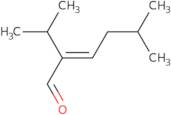 (2E)-5-methyl-2-(propan-2-yl)hex-2-enal