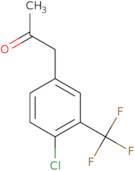 1-[4-Chloro-3-(trifluoromethyl)phenyl]propan-2-one