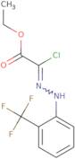 Ethyl 2-chloro-2-{2-[2-(trifluoromethyl)phenyl]hydrazin-1-ylidene}acetate