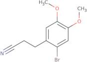 3-(2-Bromo-4,5-dimethoxyphenyl)propanenitrile