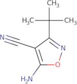 5-amino-3-tert-butyl-1,2-oxazole-4-carbonitrile