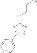 Propyl-(5-pyridin-4-yl-[1,3,4]thiadiazol-2-yl)-amine