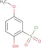 2-Hydroxy-5-methoxybenzene-1-sulfonyl chloride