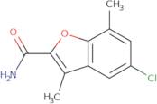 5-Chloro-3,7-dimethylbenzofuran-2-carboxamide