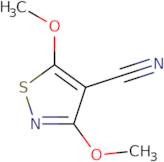 Dimethoxy-1,2-thiazole-4-carbonitrile