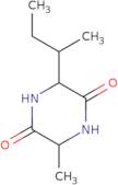 (3S,6R)-3-[(2S)-Butan-2-yl]-6-methylpiperazine-2,5-dione