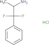 1,1-Difluoro-1-phenylpropan-2-amine hydrochloride