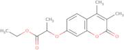 Ethyl 2-[(3,4-dimethyl-2-oxo-2H-chromen-7-yl)oxy]propanoate