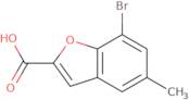 7-Bromo-5-methyl-1-benzofuran-2-carboxylic acid