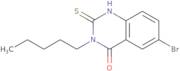 6-Bromo-3-pentyl-2-sulfanyl-3,4-dihydroquinazolin-4-one