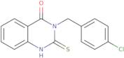 3-[(4-Chlorophenyl)methyl]-2-sulfanyl-3,4-dihydroquinazolin-4-one