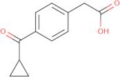 2-(4-(Cyclopropanecarbonyl)phenyl)acetic acid