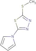 2-(Methylsulfanyl)-5-(1H-pyrrol-1-yl)-1,3,4-thiadiazole
