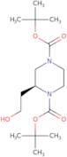 (S)-Di-tert-Butyl 2-(2-hydroxyethyl)-piperazine-1,4-dicarboxylate