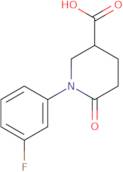 1-(3-Fluorophenyl)-6-oxopiperidine-3-carboxylic acid