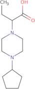 2-(4-Cyclopentylpiperazin-1-yl)butanoic acid