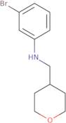 3-Bromo-N-(oxan-4-ylmethyl)aniline