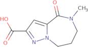 5-Methyl-4-oxo-5,6,7,8-tetrahydro-4H-pyrazolo[1,5-a][1,4]diazepine-2-carboxylic acid