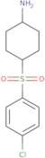 4-(4-Chlorobenzenesulfonyl)cyclohexan-1-amine