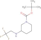 tert-Butyl 3-[(2,2,2-trifluoroethyl)amino]piperidine-1-carboxylate