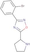 3-(2-Bromophenyl)-5-(pyrrolidin-2-yl)-1,2,4-oxadiazole