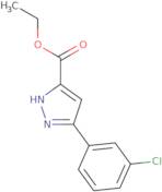 Ethyl 3-(3-chlorophenyl)-1H-pyrazole-5-carboxylate