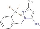 5-Methyl-2-(2-trifluoromethylbenzyl)-2H-pyrazol-3-ylamine